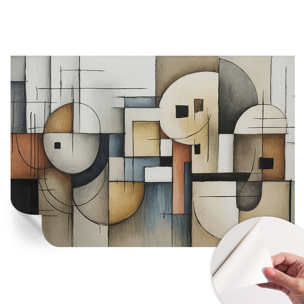 Samolepiaca fotografická tapeta Geometrická harmónia