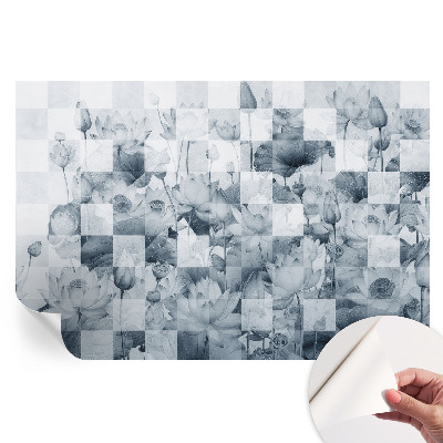 Samolepiaca nástenná fototapeta Lotosové kvety