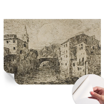 Samolepiaca fototapeta na stenu do spálne Panoráma mesta