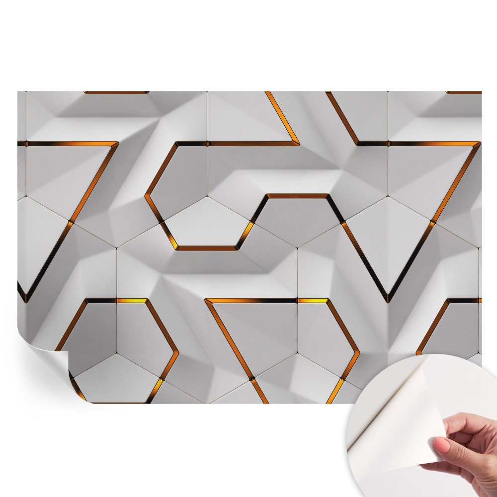 Samolepiaca nástenná maľba Moderná geometria