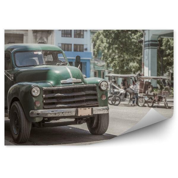 Fototapeta na stenu Klasické auto z 50. rokov minulého storočia v uliciach havany