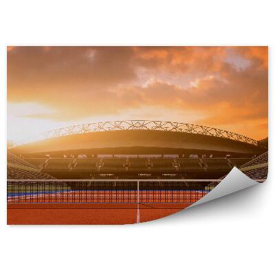 Fototapeta na stenu Teniško igrišče oblaki na nebu