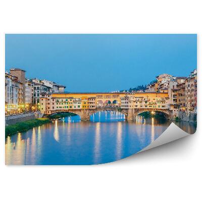 Fototapeta na stenu Most zlatníkov riečne budovy obloha svetlo Florencia