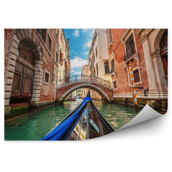 Fototapeta na stenu Canal grande a gondoly v Benátkach