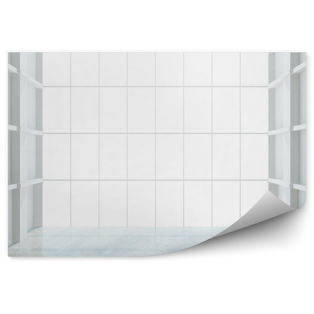 Fototapeta na stenu Prázdna miestnosť s kachličkami