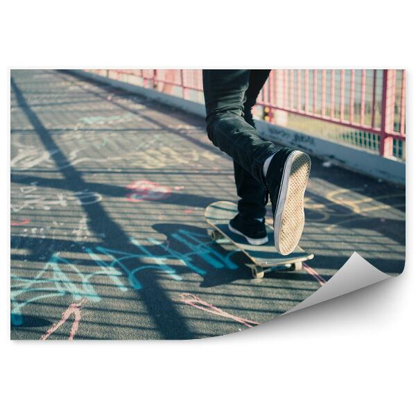 Fototapeta na stenu Most grafiti skateboard najstnik