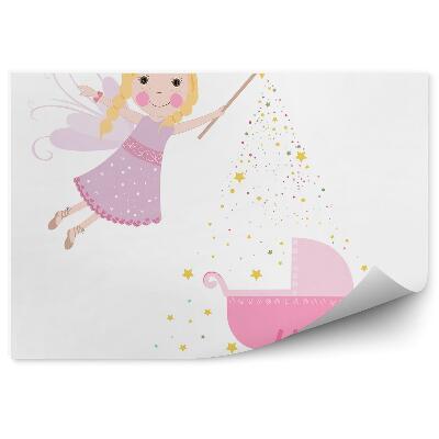 Fototapeta Malá víla čarovný kočík