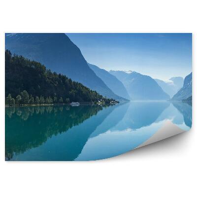 Fototapeta na stenu Jazero lovatnet nórsko