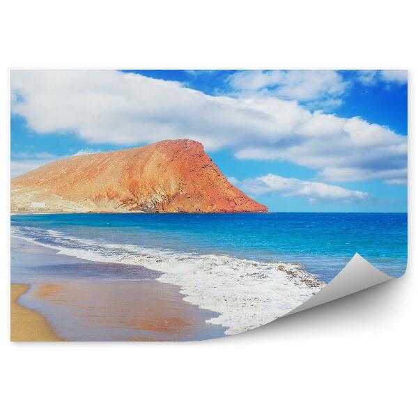 Fototapeta Oceán pláž skaly obloha mraky Tenerife