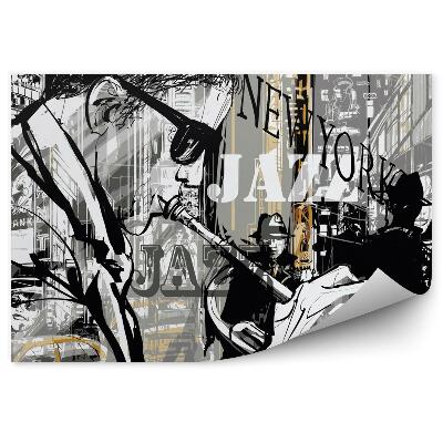 Fototapeta na stenu Jazzový trubkár na ulici v New Yorku 