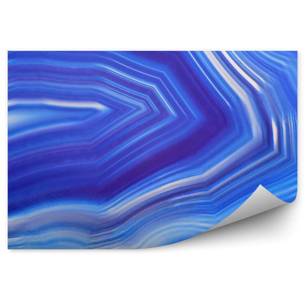 Fototapeta Modrý achát priblížená textúra