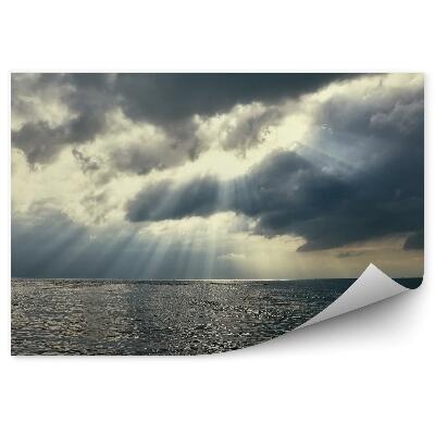 Fototapeta na stenu More Západ Slnka Obloha Mraky Pohľad