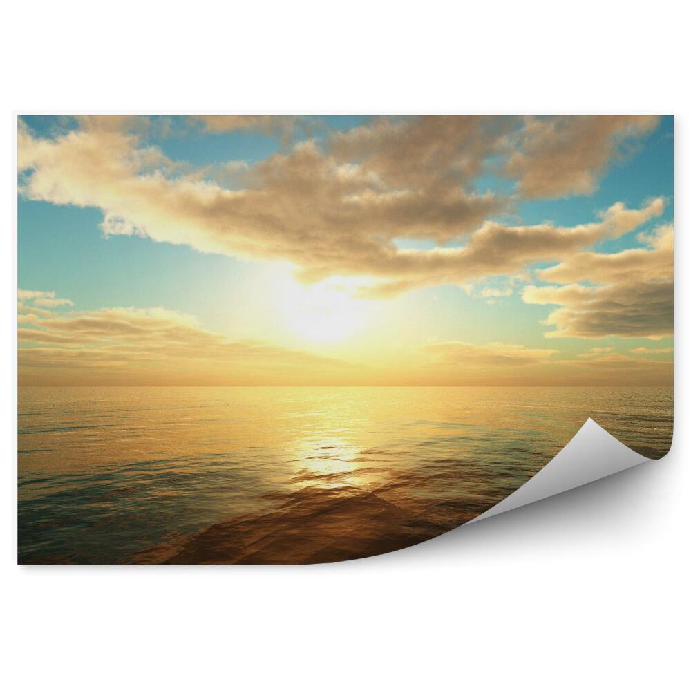 Fototapeta More Mraky More Západ Slnka