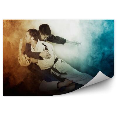 Fototapeta Judoisti, ki držijo tehniko