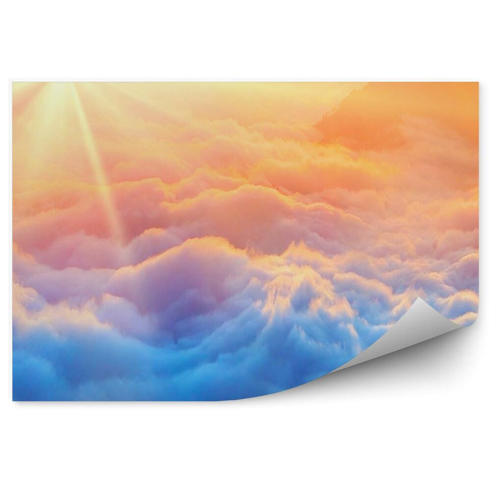 Fototapeta Obloha Mraky Západ Slnka Dúha