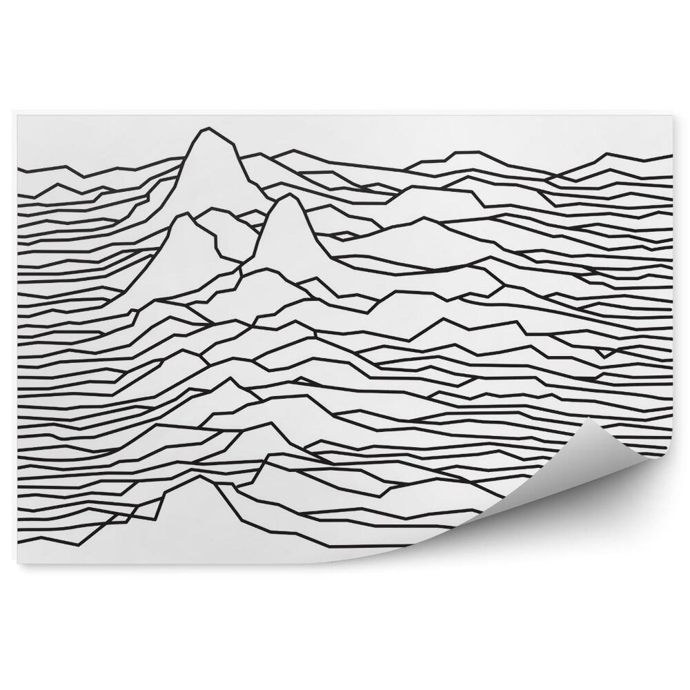 Fototapeta na stenu Rytmus vĺn, hory