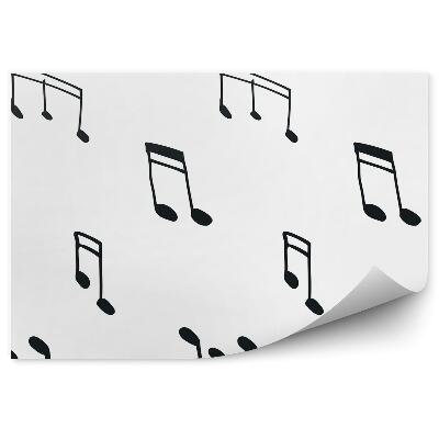 Fototapeta na stenu Noty na bielom pozadí 