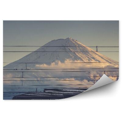 Fototapeta Mt Fuji železničná stanica kawaguchiko