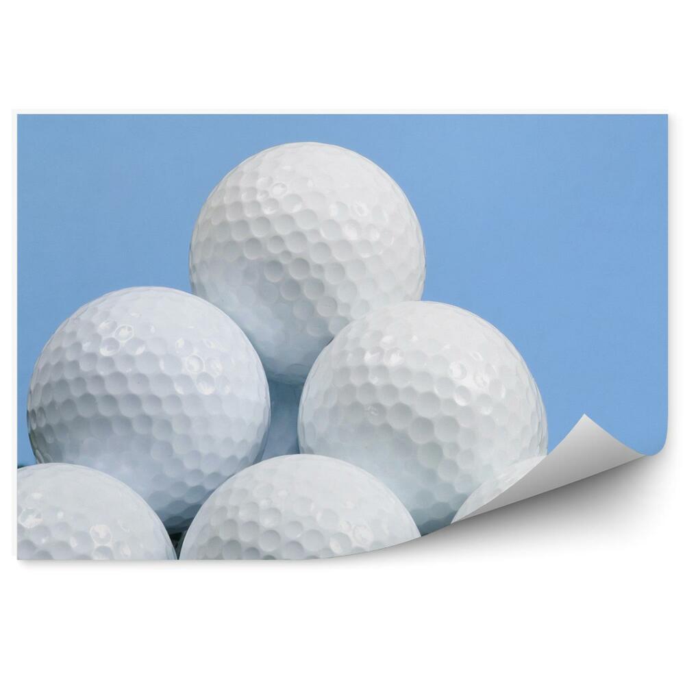 Fototapeta na stenu Loptičky golfová pyramída tráva obloha