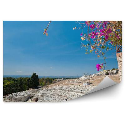 Fototapeta na stenu Grécke divadlo Syrakúzy Sicília stromy ľudia les