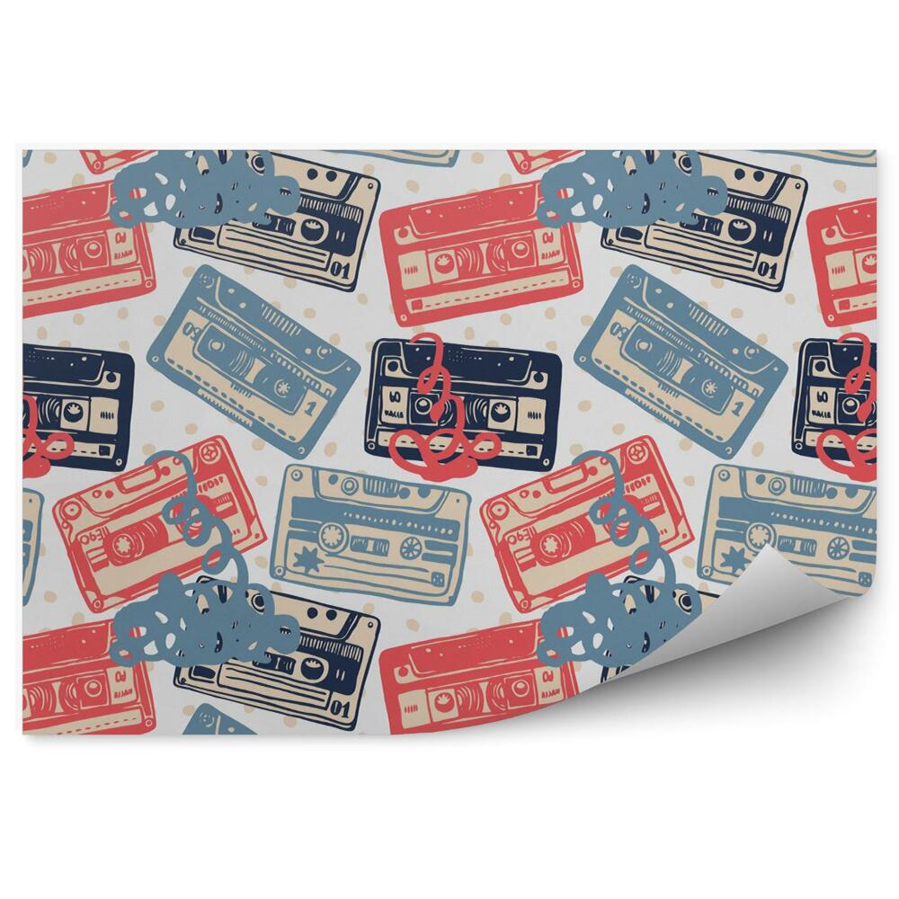 Fototapeta na stenu Vzor starých kaziet