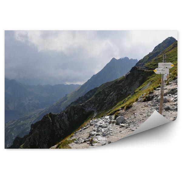 Fototapeta Dolina pięciu stawów tatry hory obloha mraky znak