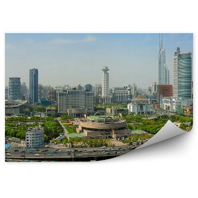 Fototapeta Šanghaj Čína Mesto Príroda Autá Doprava