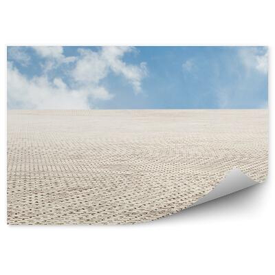 Fototapeta na stenu Vzorovaná Dlažba Obloha Mraky