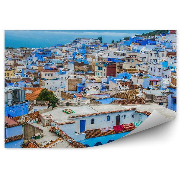 Fototapeta Afrika Mesto Budovy Modré Kopce