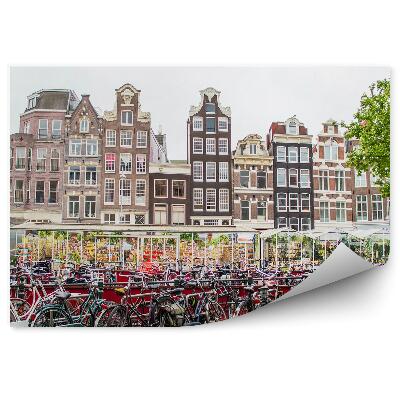 Fototapeta na stenu Parkovanie Bicyklov Amsterdam Mesto