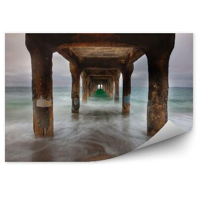 Fototapeta na stenu Mólo more pláž