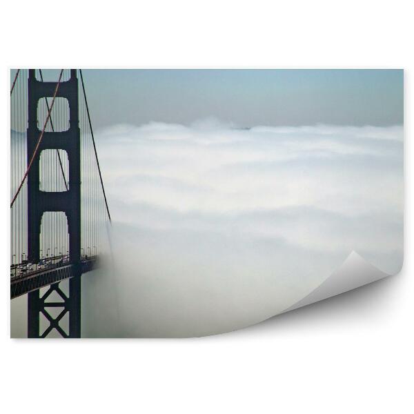 Fototapeta na stenu Hmla Golden Gate Bridge Autá Oceán San Francisco Hory