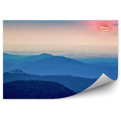 Fototapeta na stenu Hory Západ Slnka Hmla