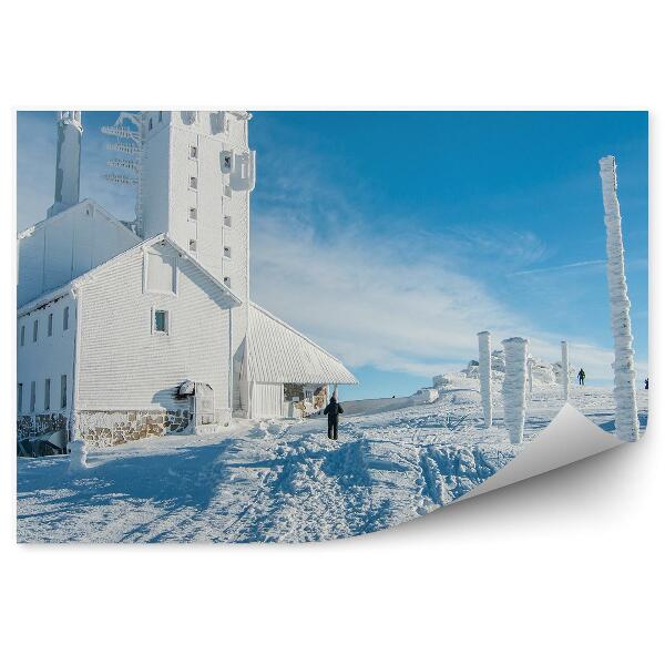 Fototapeta Architektúra budova vrchol hory