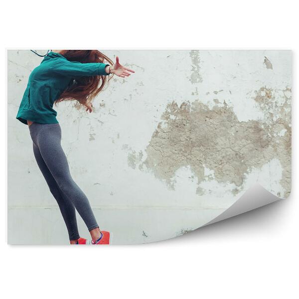 Fototapeta Fitnes dekle wall street