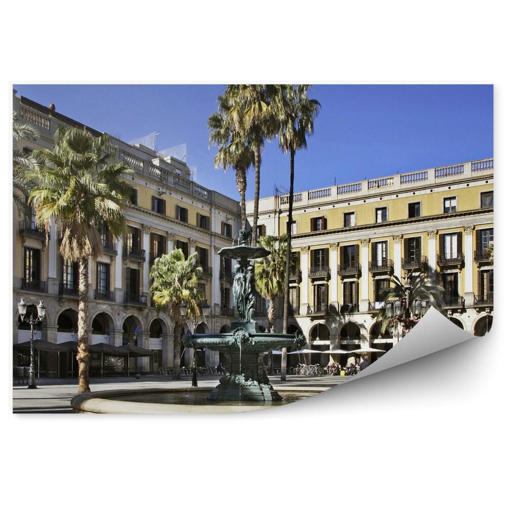 Fototapeta Mesto Barcelona Architektúra Budovy Fontána