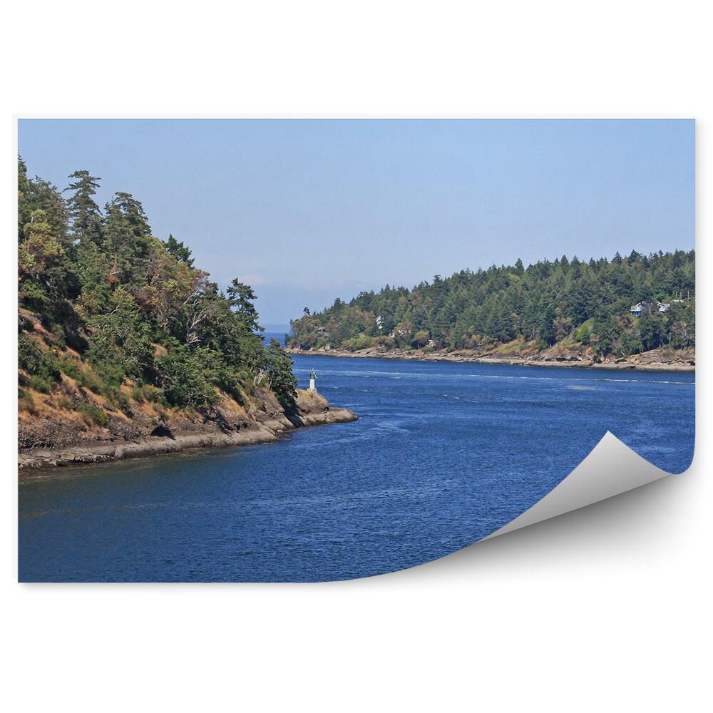 Fototapeta na stenu Vianočné stromčeky na ostrovoch rastliny stromy voda