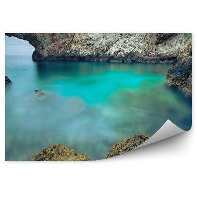 Fototapeta Morská lagúna s kamenným oblúkom Grécko