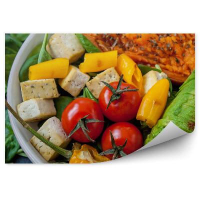 Fototapeta na stenu Šalát grilovaná zelenina zdravé jedlo