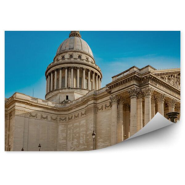 Fototapeta Panteón Paríž autá