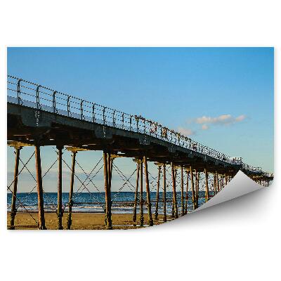 Fototapeta Mólo Pláž Oceán More Obloha Mraky