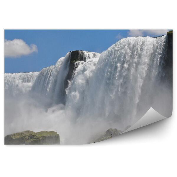 Fototapeta na stenu Niagarské vodopády hmla turisti