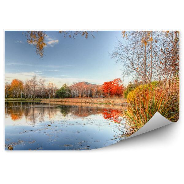 Fototapeta Austrálske jazero Burley Griffin Canberra