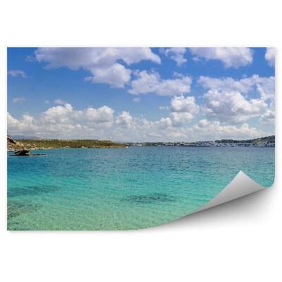 Fototapeta na stenu Hory Záliv More Obloha Mraky