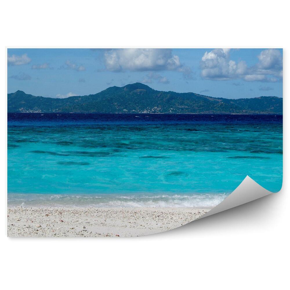 Fototapeta na stenu Pláž piesok modrá voda ostrov