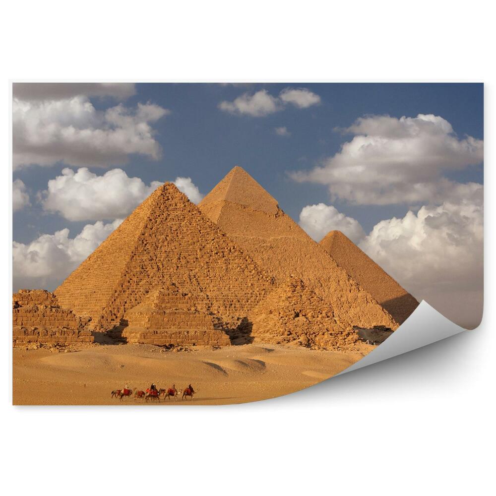 Fototapeta Egypt Pyramídy Cestovatelia Púšť Piesok