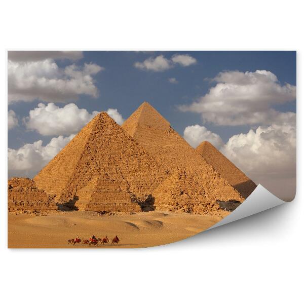 Fototapeta Egypt Pyramídy Cestovatelia Púšť Piesok
