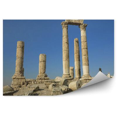 Fototapeta Jordanske ruševine mestni stebri