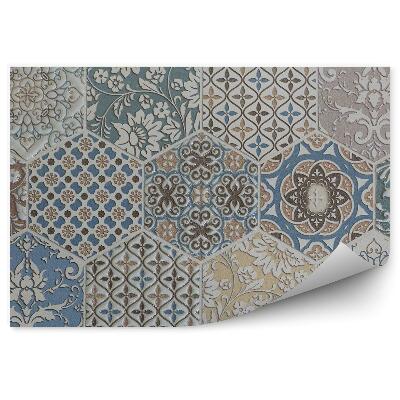 Fototapeta Abstraktná mozaika zo šesťuholníkov