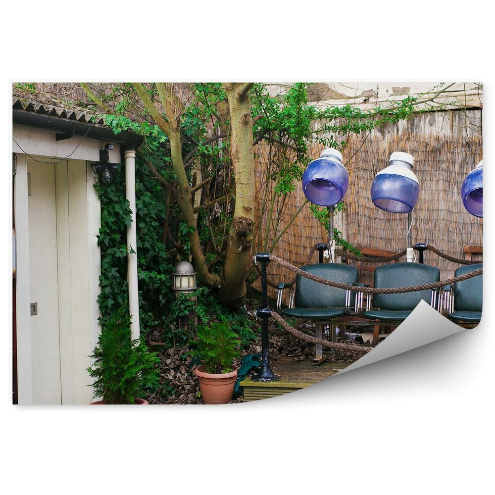 Fototapeta Škotska dvorišče frizerski salon hiša